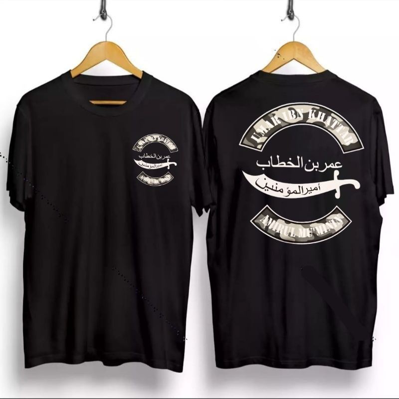 BAJU KAOS DISTRO TERBARU UMAR LOGO HITAM BAJU KAOS KEKINIAN/BAJU KAOS DSITRO PRIA KEREN