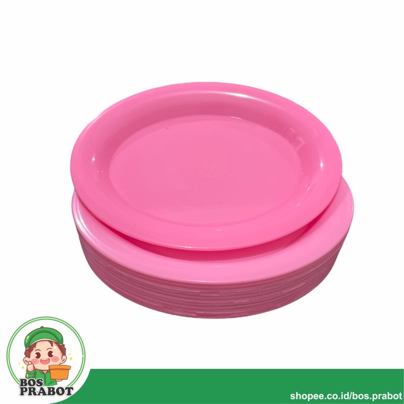 PIRING SAJI OVAL MELAMIN / PIRING SAJI KUE / PIRING SAJI CEPER LILAC / PIRING SAJI OVAL PINK