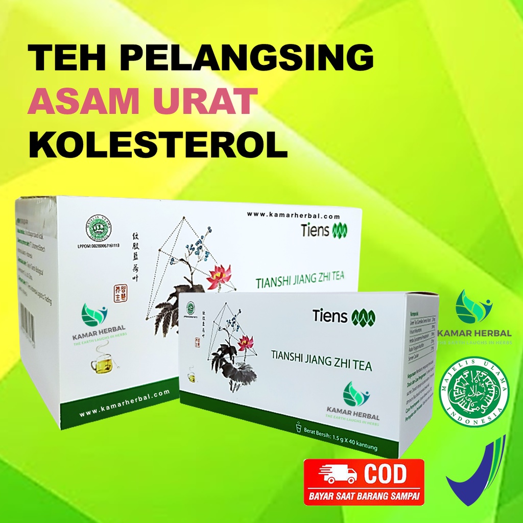 

JIANG ZHI TEA TEH PELANGSING KOLESTEROL ASAM URAT