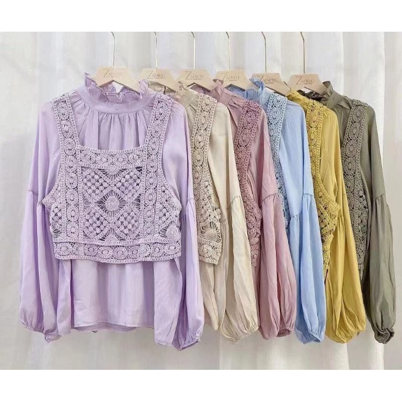 New Gebila import blouse 2In1