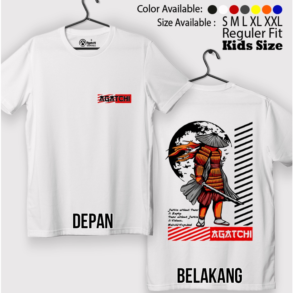 Musashi Samurai , Baju Anak / Kaos Distro Anak / Kaos Atasan Anak Laki laki / Kids T Shirt