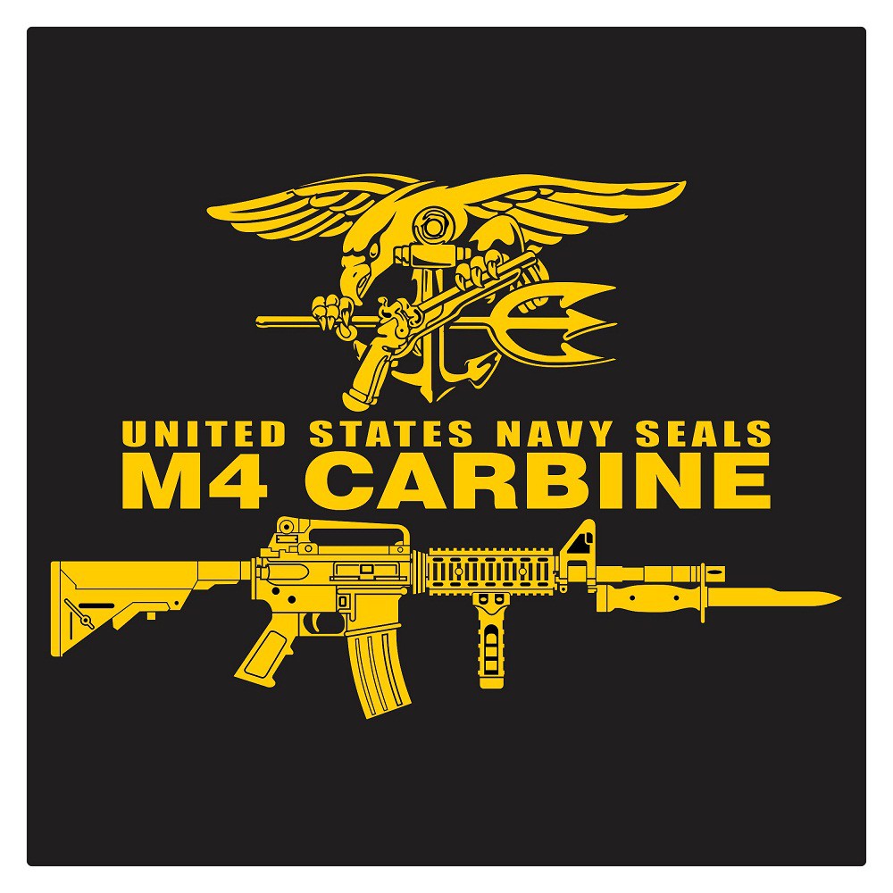 US Navy Seals M4 Carbine 4, Cutting Sticker