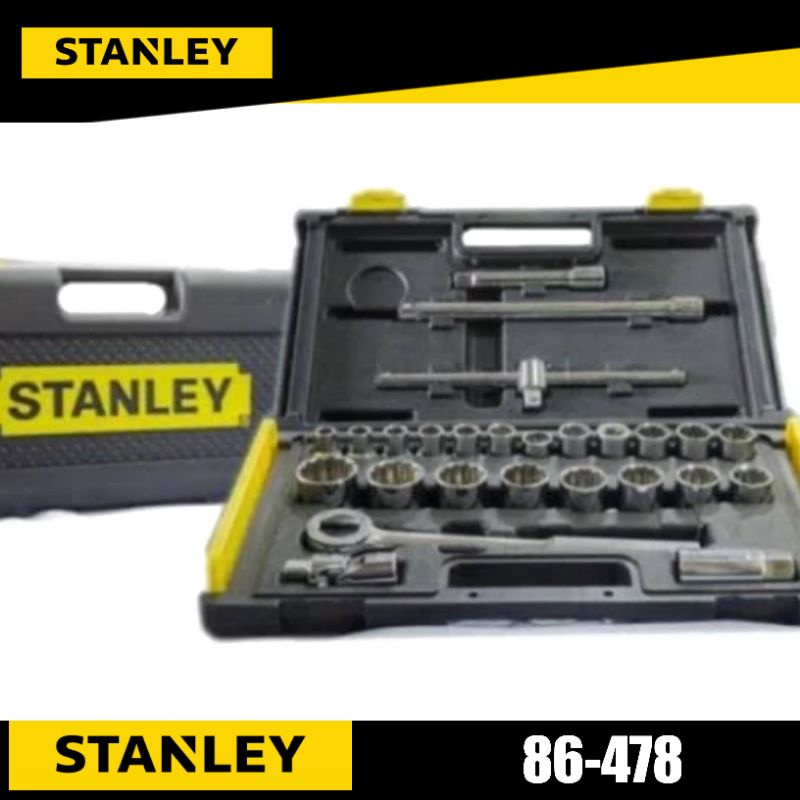 Kunci Shock 26pcs 1/2 Drive Socket Set 86-478 Stanley