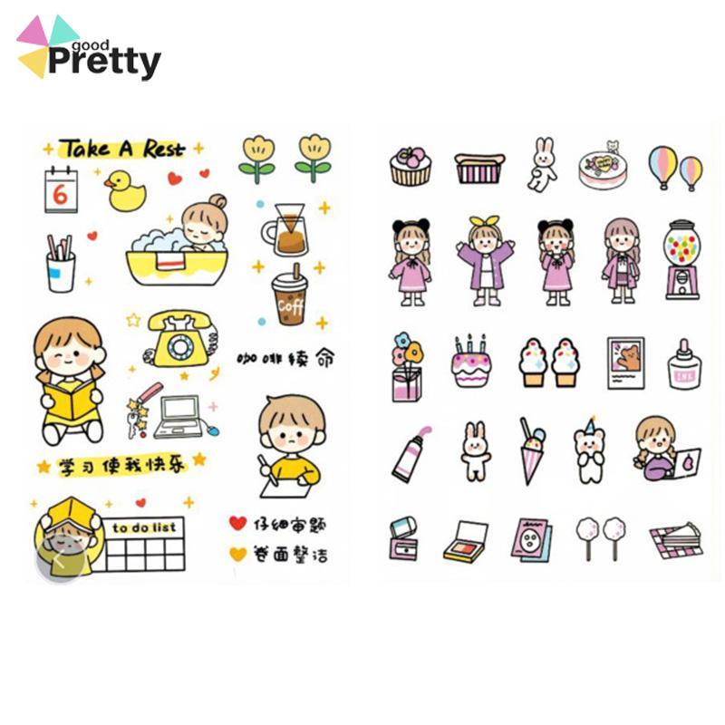 Stiker Motif Emoji Untuk Dekorasi Handphone / Diary DIY - PD