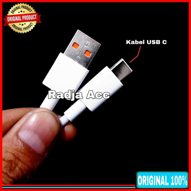 Kabel Data Xiaomi TURBO CHARGE Ori USB C Original 100% Xiaomi Type C