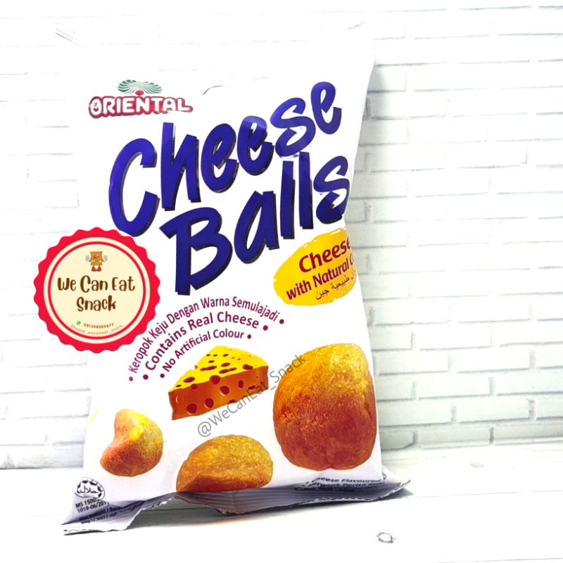 

Oriental Snack Cheese Balls Rasa Keju 60gr