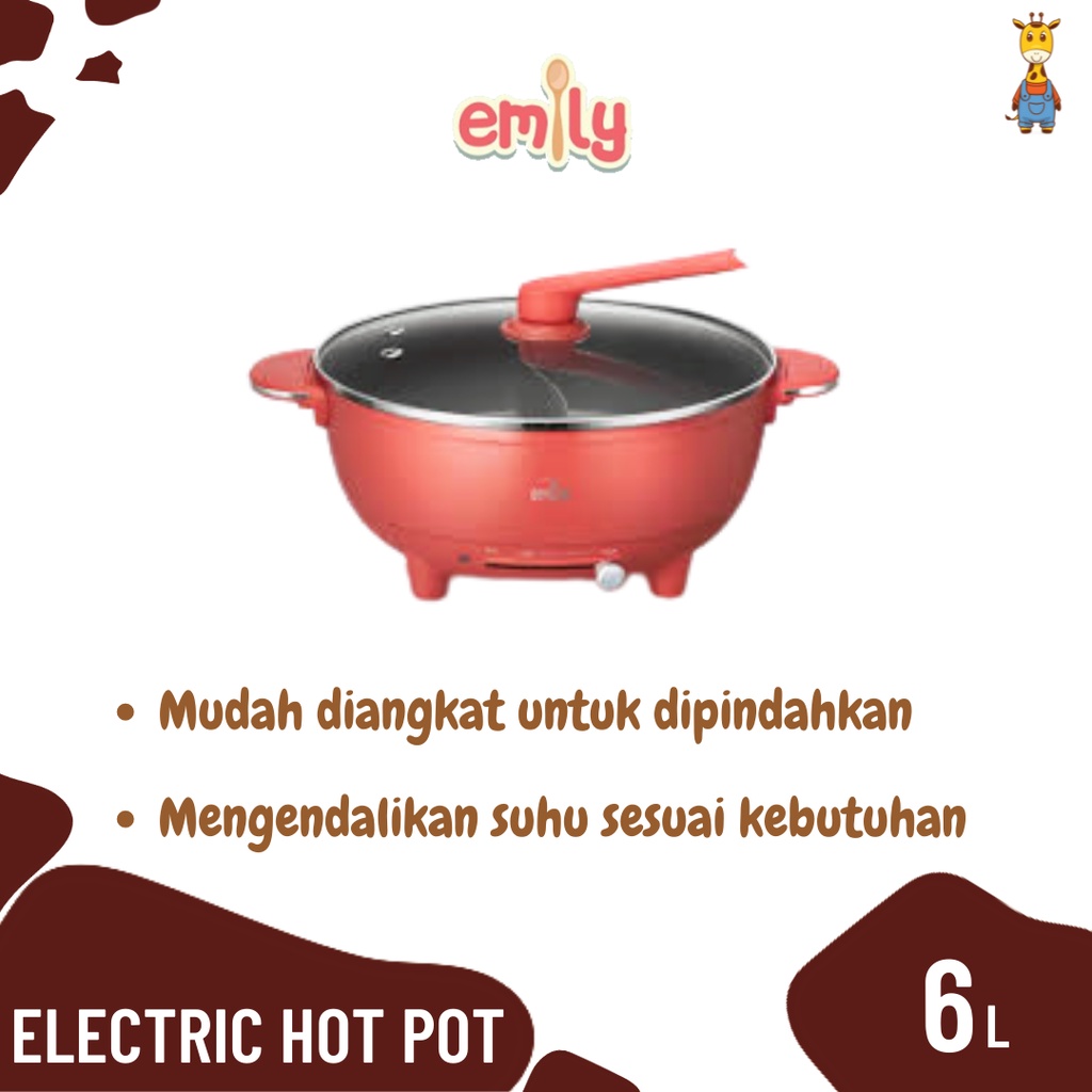 Emily Electric Hot Pot 6L