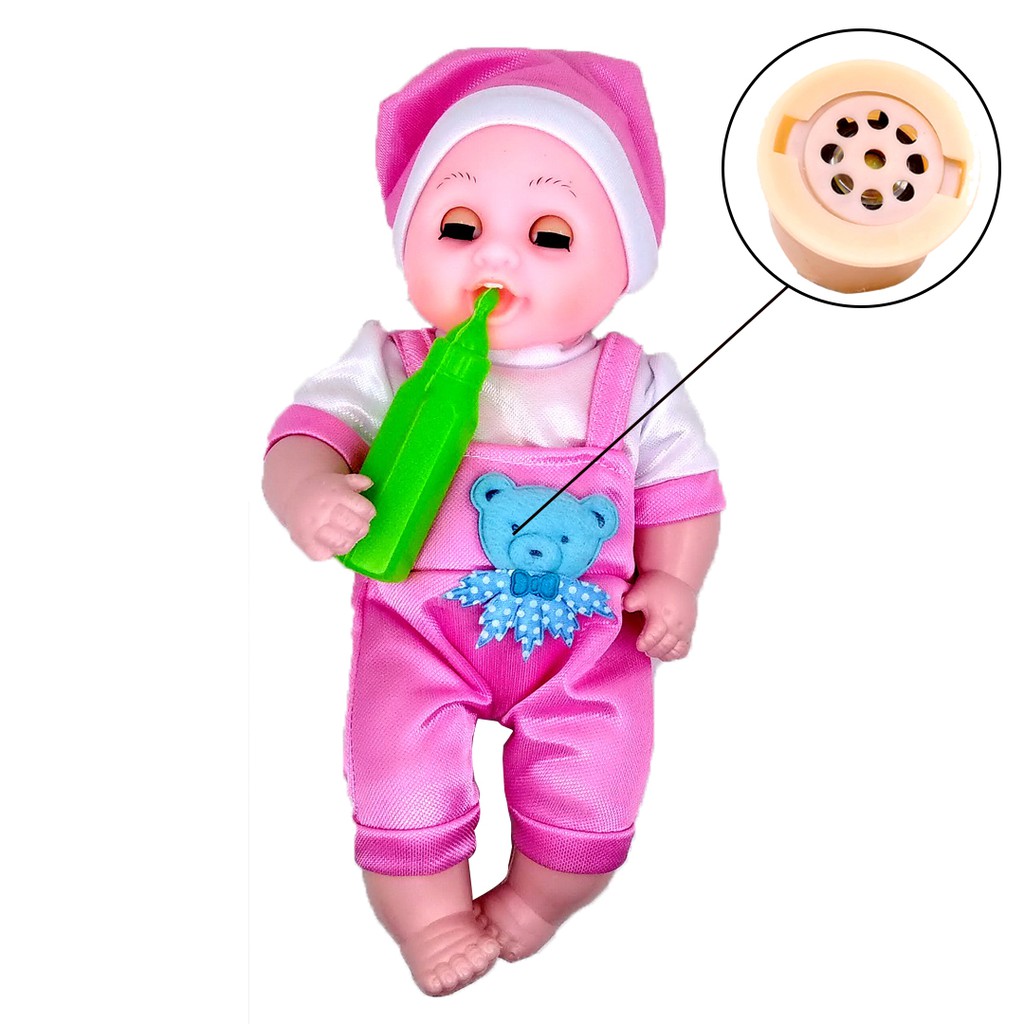Lovely Baby Boneka Bayi Dot Bisa Bicara Mainan Bayi dan Anak