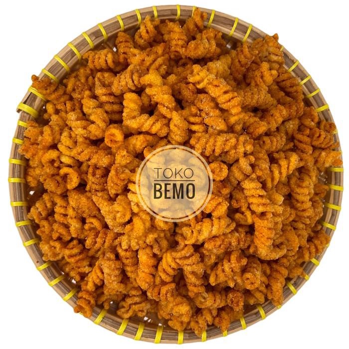 

Keripik Makaroni Spiral Pedas 250Gr/Macaroni Untir Pedas