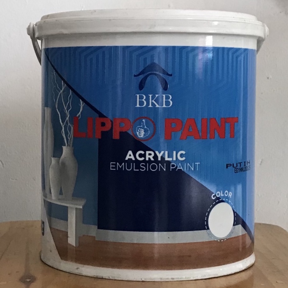 Cat Tembok Lippo Paint Acrylic (Putih) 4 Kg