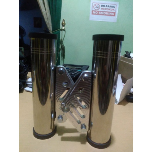 Brecket Bracket Pangkon Dudukan Lampu Pesek CB GL MEGA PRO TIGER REVO TIGER