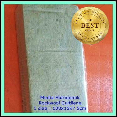 Ori 1 Slab Rockwool Cultilene Original Import Grosir Media Tanam Hidroponik