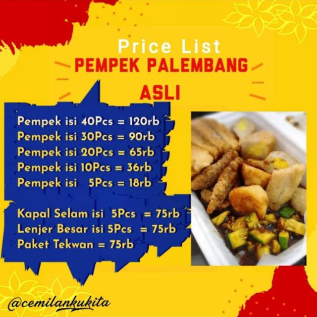 

Pempek isi 30pcs