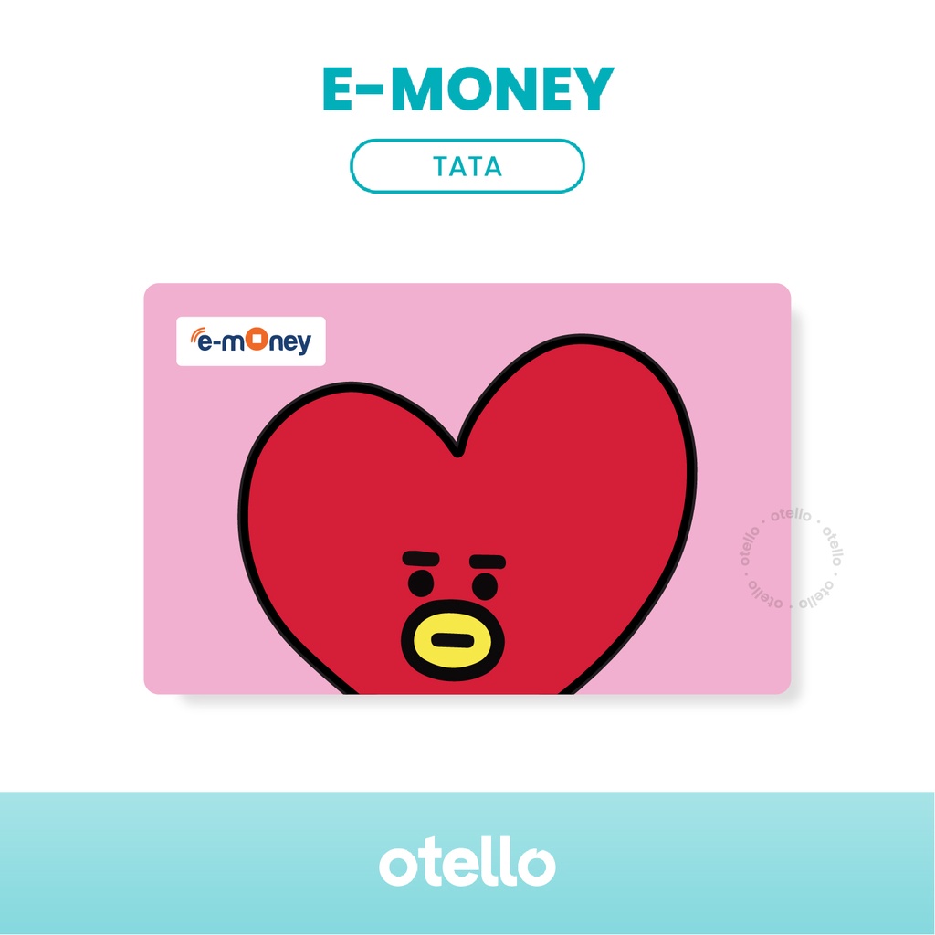 Kartu eMoney Mandiri BT21 Classic Kualitas HD Print Tajam BTS Kpop Idol e-Money eToll Bangtan Army