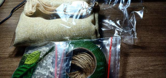 [bayar Di Tempat] Aplikasi Daun Tanpa Tangkai / Bahan Mahar Ringbox / Daun Beludru