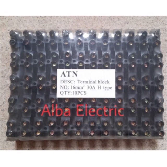 TERMINAL BLOK 16mm 30A ATN / TERMINAL BLOCK 16mm 30A