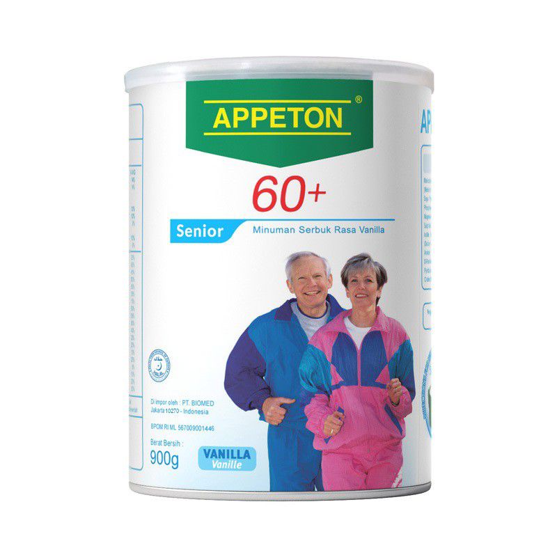 

APPETON SENIOR 60+ VANILA 900 G SUSU NUTRISI LANSIA