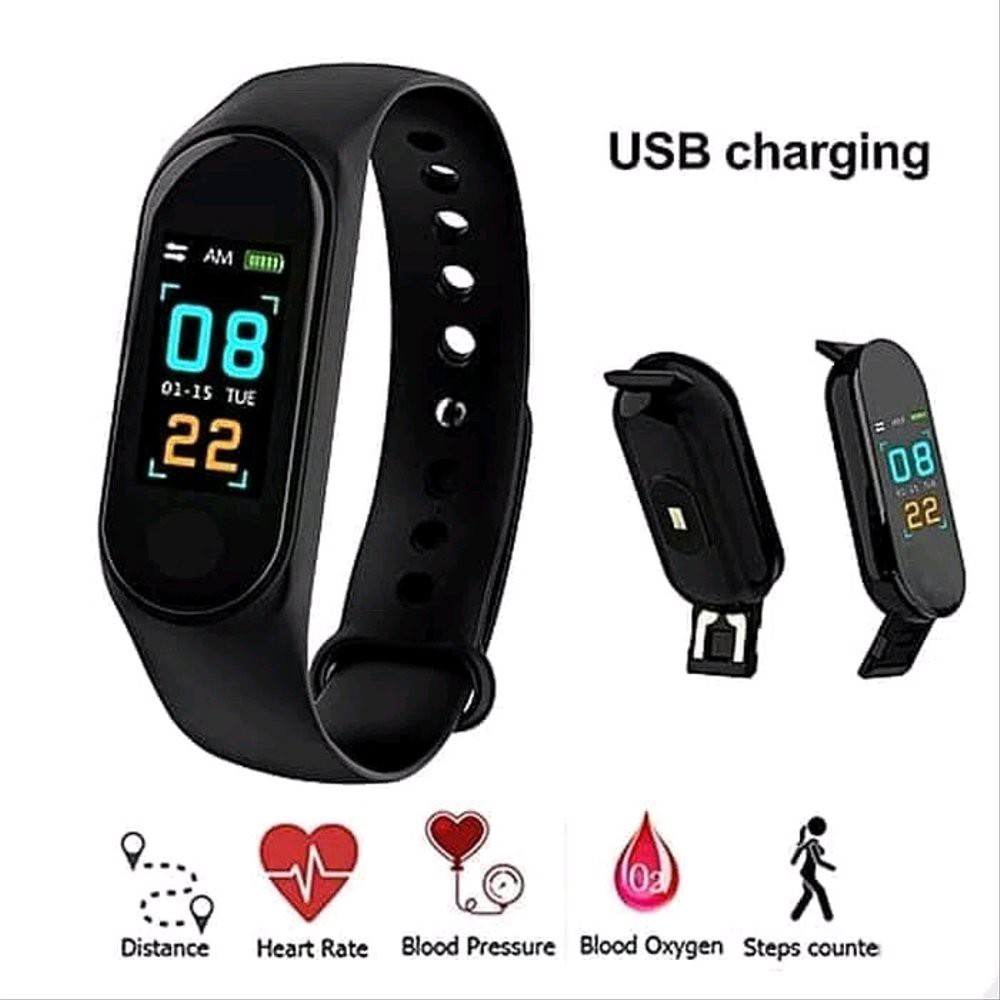 Jam Tangan Kesehatan Smart Band Watch M3 Health Bracelet