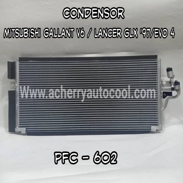 Condensor Kondensor Radiator Ac Mobil Mitsubishi Gallant V6 / Lancer GLX '97/ EVO 4