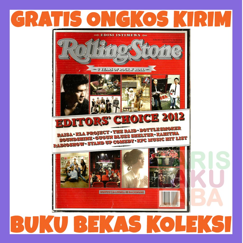 MAJALAH ROLLING STONE INDONESIA NOMOR 85 EDISI 85 BEKAS KOLEKSI