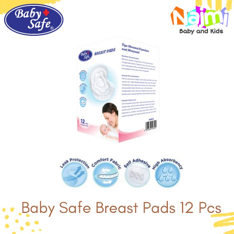 BP012 Baby Safe Breast Pads isi 12 Pcs Breastpads Babysafe