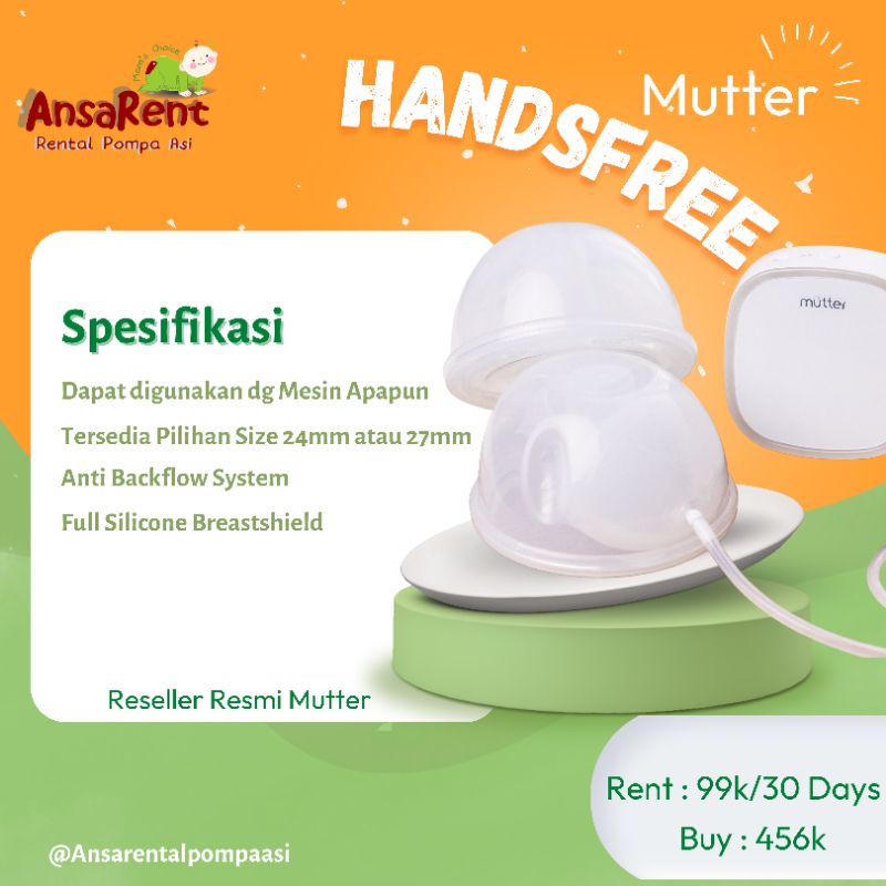 Sewa Handsfree Mutter Chat dulu sebelum Checkout ya bun