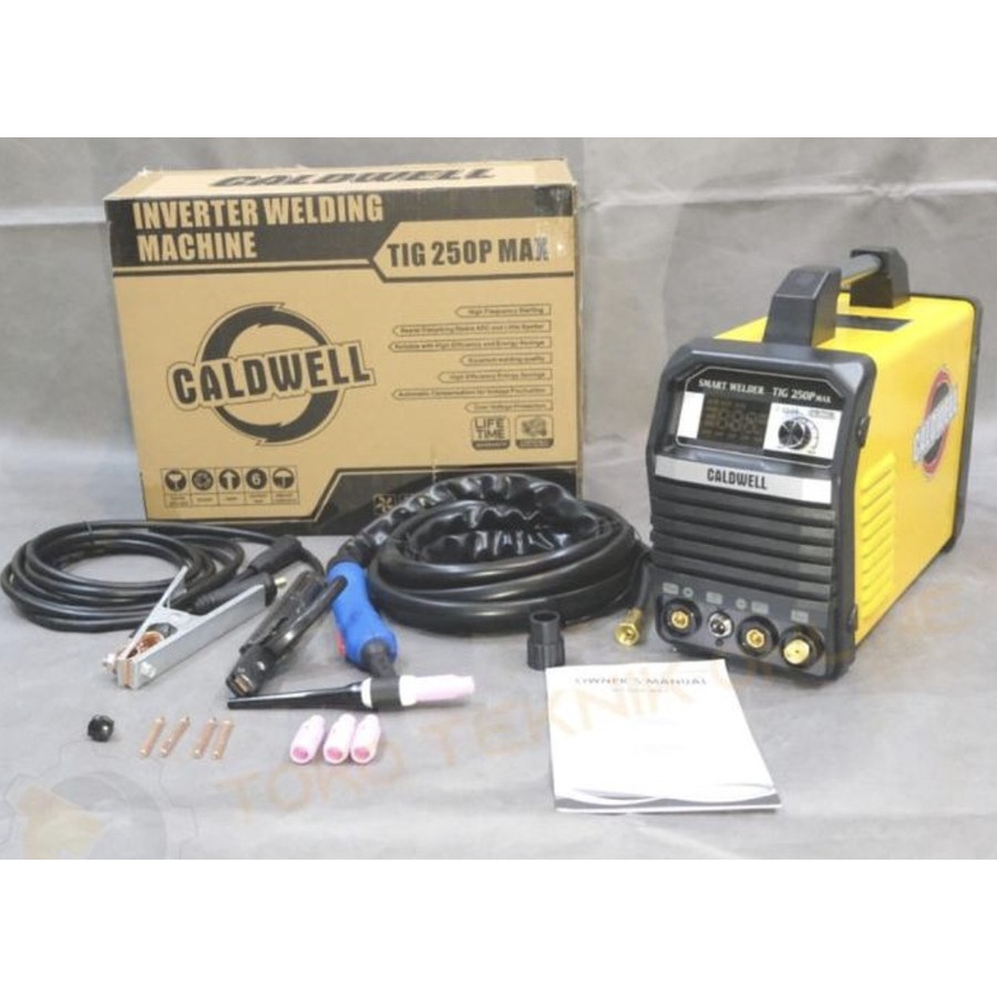 Original Caldwell TIG 250 GP Mesin Travo Las Argon Inverter Welding