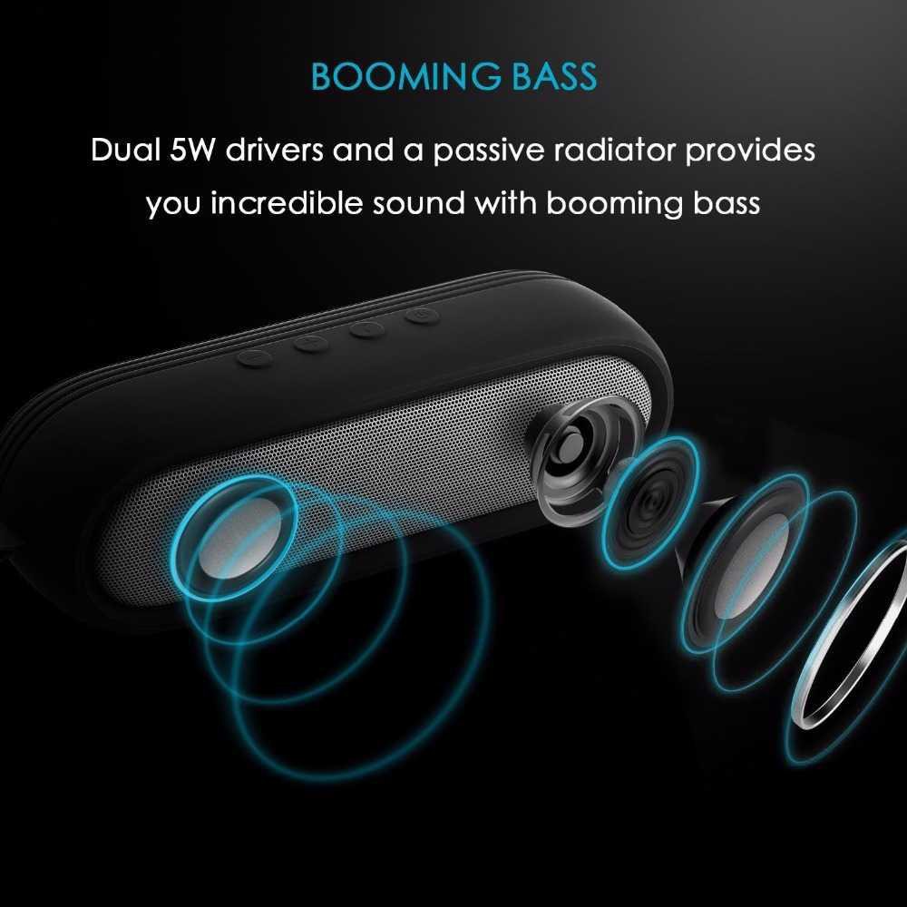 CRDC S202C Wireless Bluetooth Speaker Waterproof IP65 [Hitam]