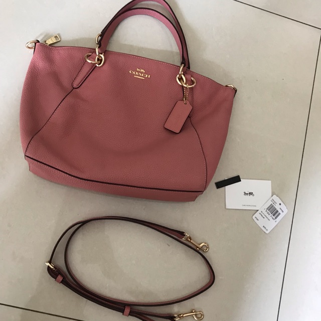 Coach Small Kelsey in Vintage Pink