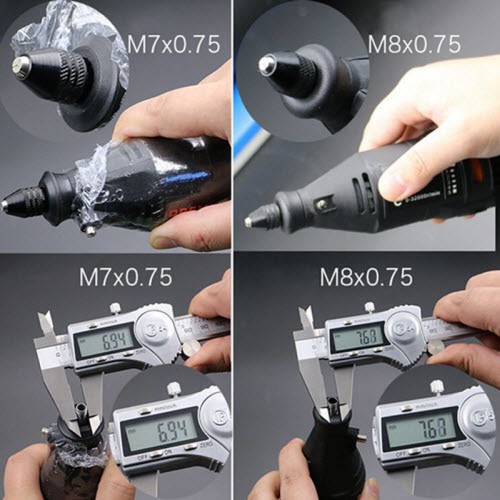 Keyless Chuck Multi Chuck M8 0.3-3.2mm quick change Kepala Bor Univer