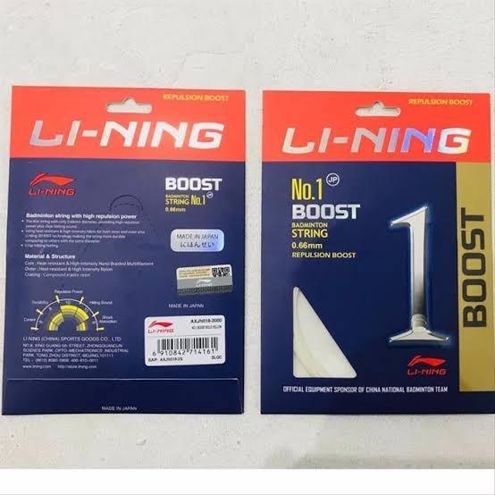 Senar Senar Raket Badminton Lining No 1 Boost Asli Original