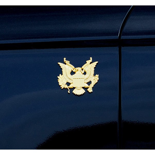 Tempelan Stiker Emblem Mobil Chorme UNITED STATES BALD EAGLE