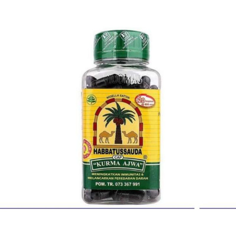 Habbatussauda Cap Kurma Ajwa 120 Kapsul Original Asli Habatussauda Atau Jintan Hitam