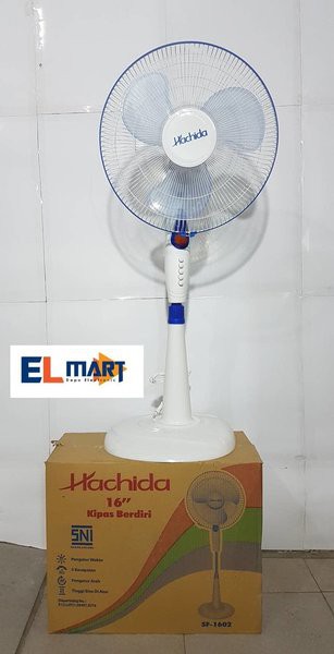 Kipas Angin Berdiri Stand Fan Hachida  1602