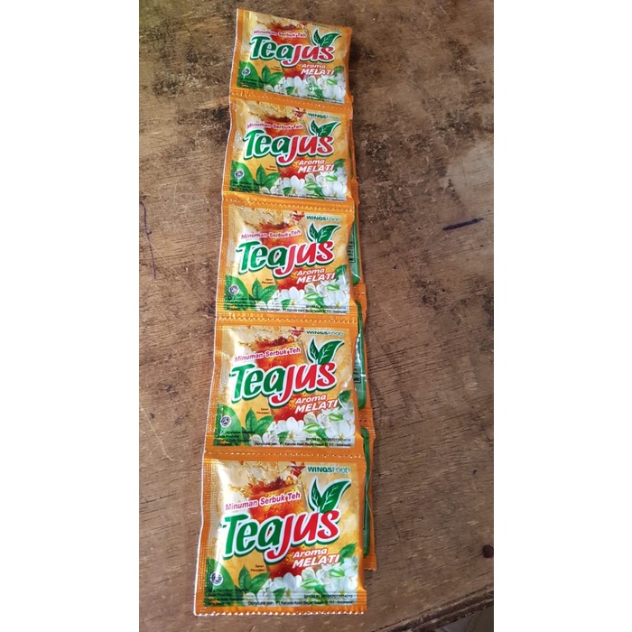 

B0621D Tea Jus Aroma Melati Sachet 8 Gr Per Renceng (10 Sachet) 054
