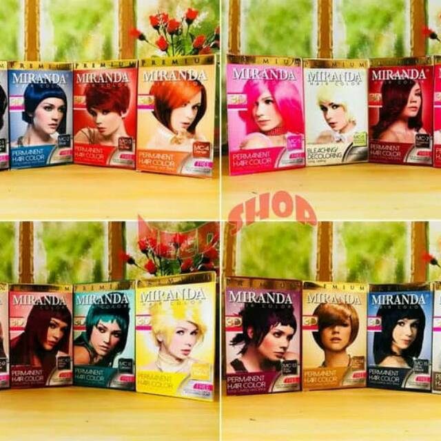 Miranda hair color permanent / pewarna cat rambut permanent miranda
