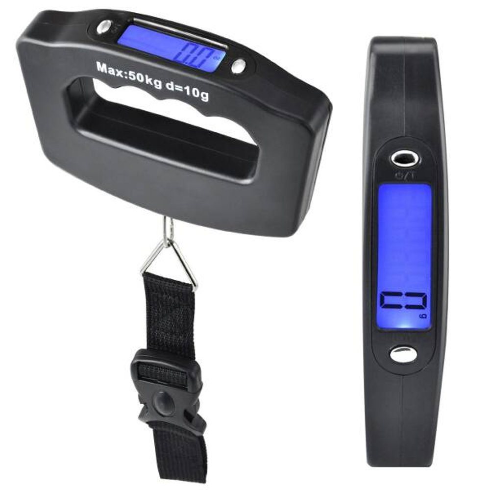 TIMBANGAN GANTUNG DIGITAL TAS KOPER MINI TRAVEL LUGGAGE SCALE 50KG PRAKTIS EKONOMIS VA233