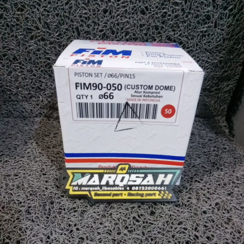 Piston Fim90 diameter 65.5 66 66.5 67 67.5 68 pin 15 piston fim tiger fim custom dome marqsah racing-66