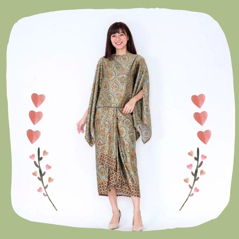 JS Setelan Batik Wanita model kalong