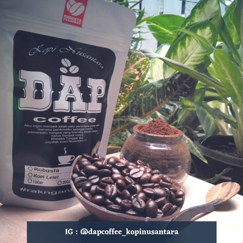 

kopi Bubuk Peaberry kopi Nusantara 100% Kopi Murni 200 gr