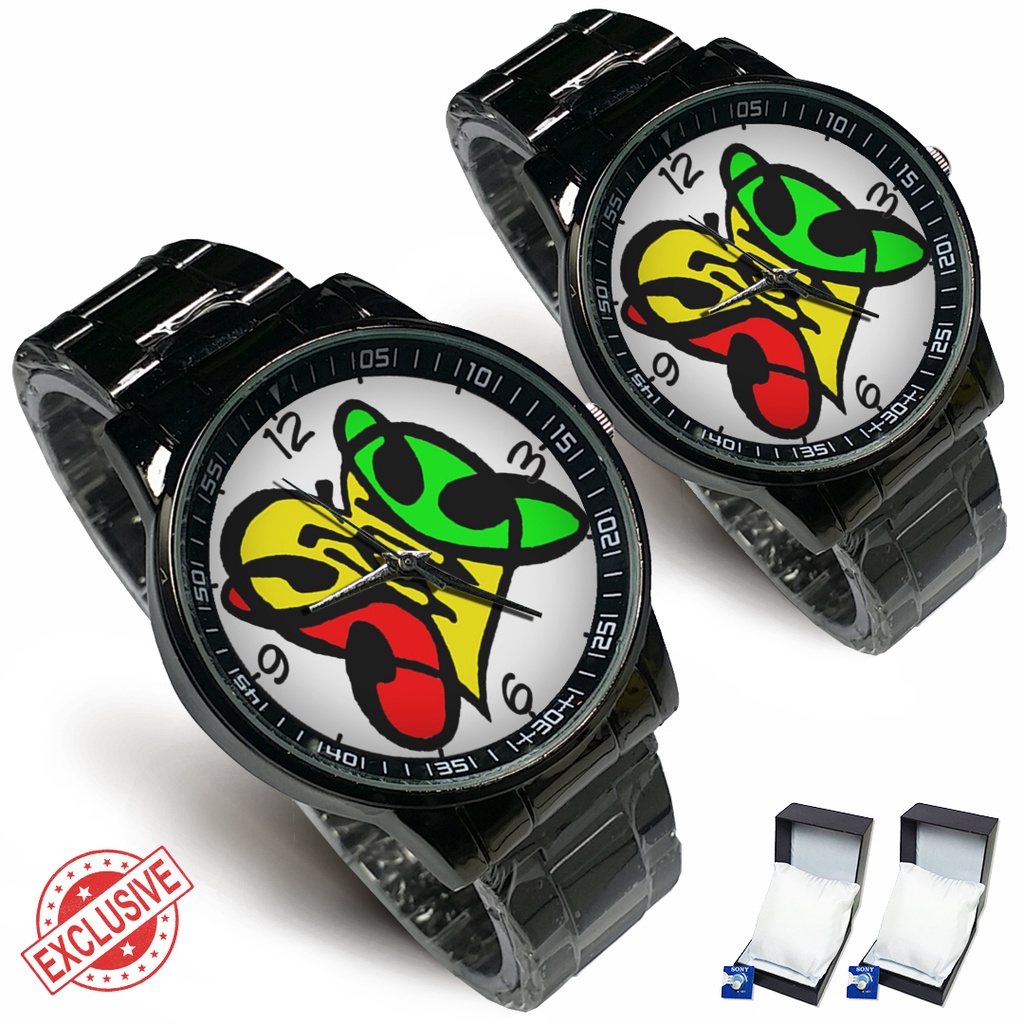 Jam Tangan Rantai Couple SLANK Motif 8