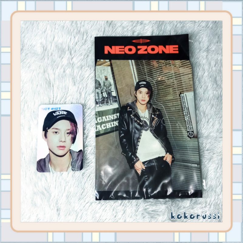photocard holo jungwoo neozone + standee