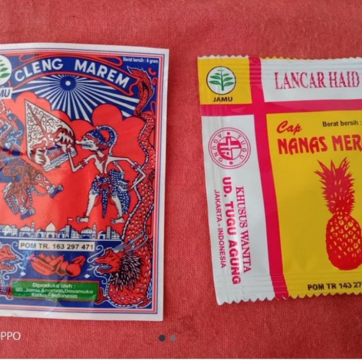 

jamu cap wayang atau cap becak 10pcs dan cap nanas merah 10pcs U6X7