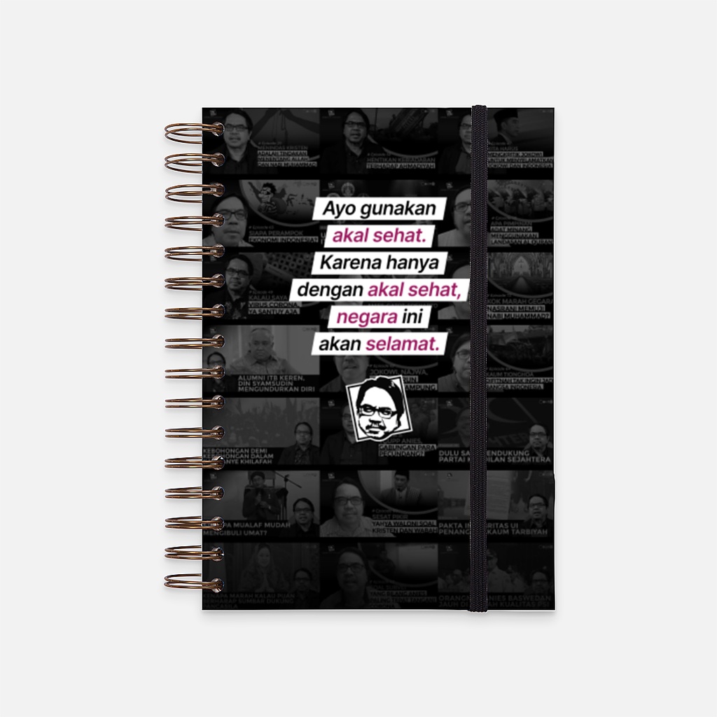 

Hard Cover Notebook Logika Ade Armando "Statement