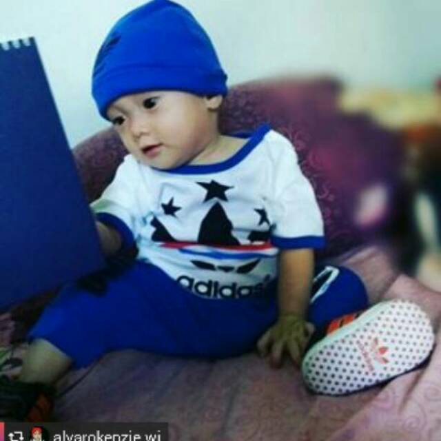 Setelan Baby Adidas 1-2thn Baju Anak Murah Baju Tidur Anak All size