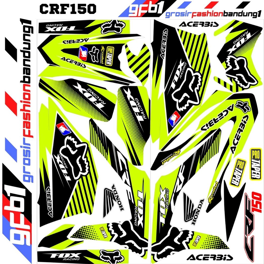 Decal Variasi Striping Motor Honda CRF 150