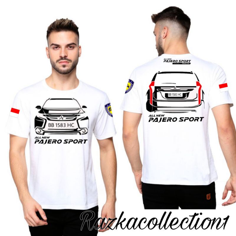 Kaos Pajero Sport / Kaos Pajero Club / Kaos Pajero Sport Indonesia / Baju Mitsubishi / Baju Pajero S