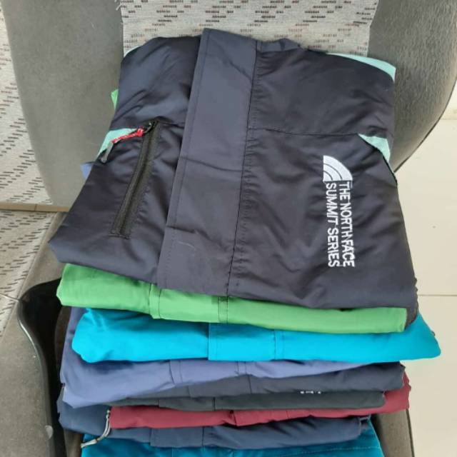 [100% REAL PICT]Jaket TNF DOWN (kebawah) Outdoor Series / Jaket Kombinasi / Jaket anti Air dan Angin