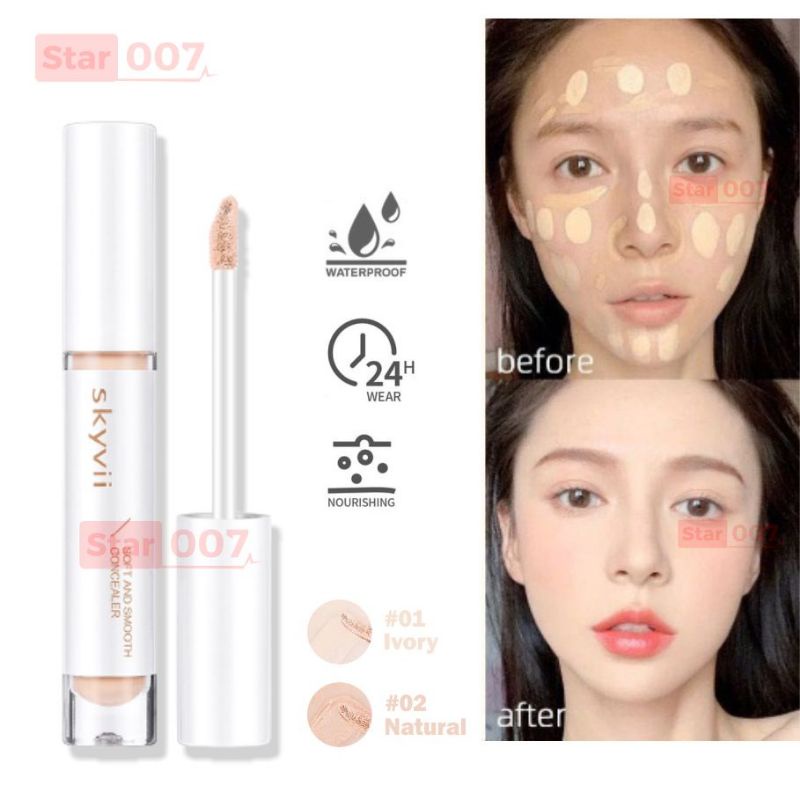 NEW ICVC/SKYVII CONCEALER Full Coverage Concealer Tahan