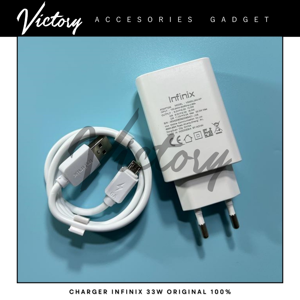 VICTORY2020 CHARGER INFINIX 33W ORIGINAL FAST CHARGING CASAN INFINIX